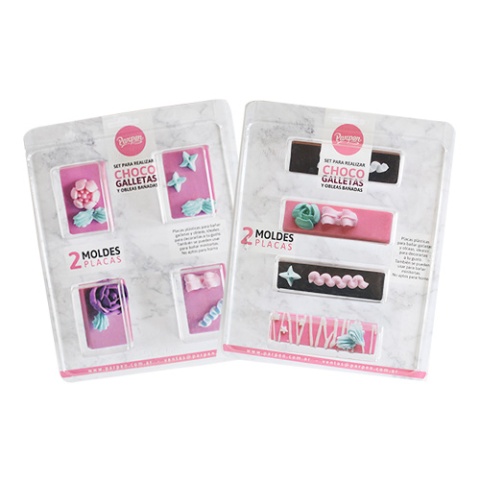 SET PLACAS CHOCO GALLETAS