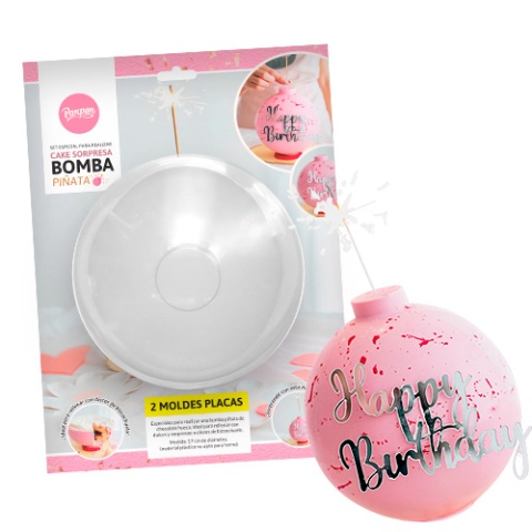 SET PLACAS CAKE SORPRESA BOMBA