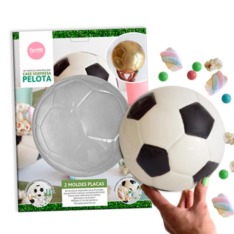 SET PLACAS CAKE SORPRESA PELOTA