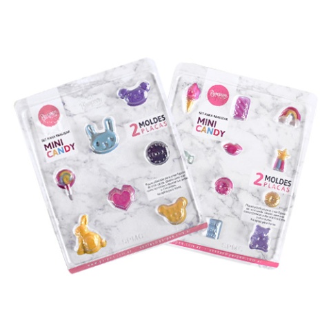 SET PLACAS MINI CANDY