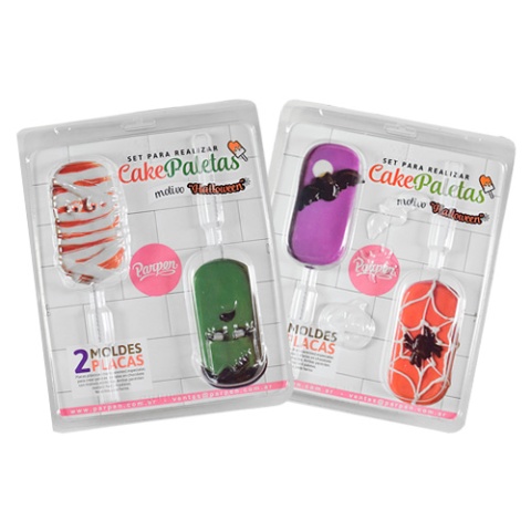 SET PLACAS PALETA HALLOWEEN