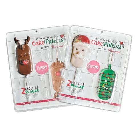SET PLACAS PALETA NAVIDAD