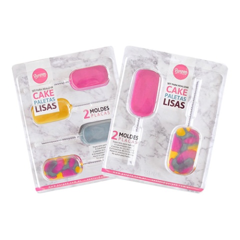 SET PLACAS PALETA LISA