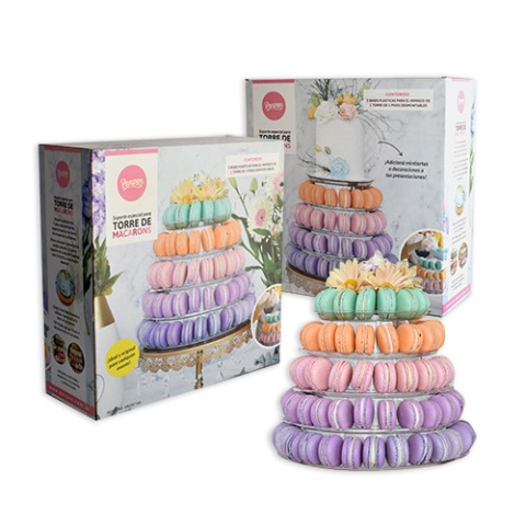 SOPORTE PLASTICO TORRE MACARONS